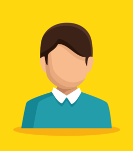 businessman character avatar isolated vector illustration design